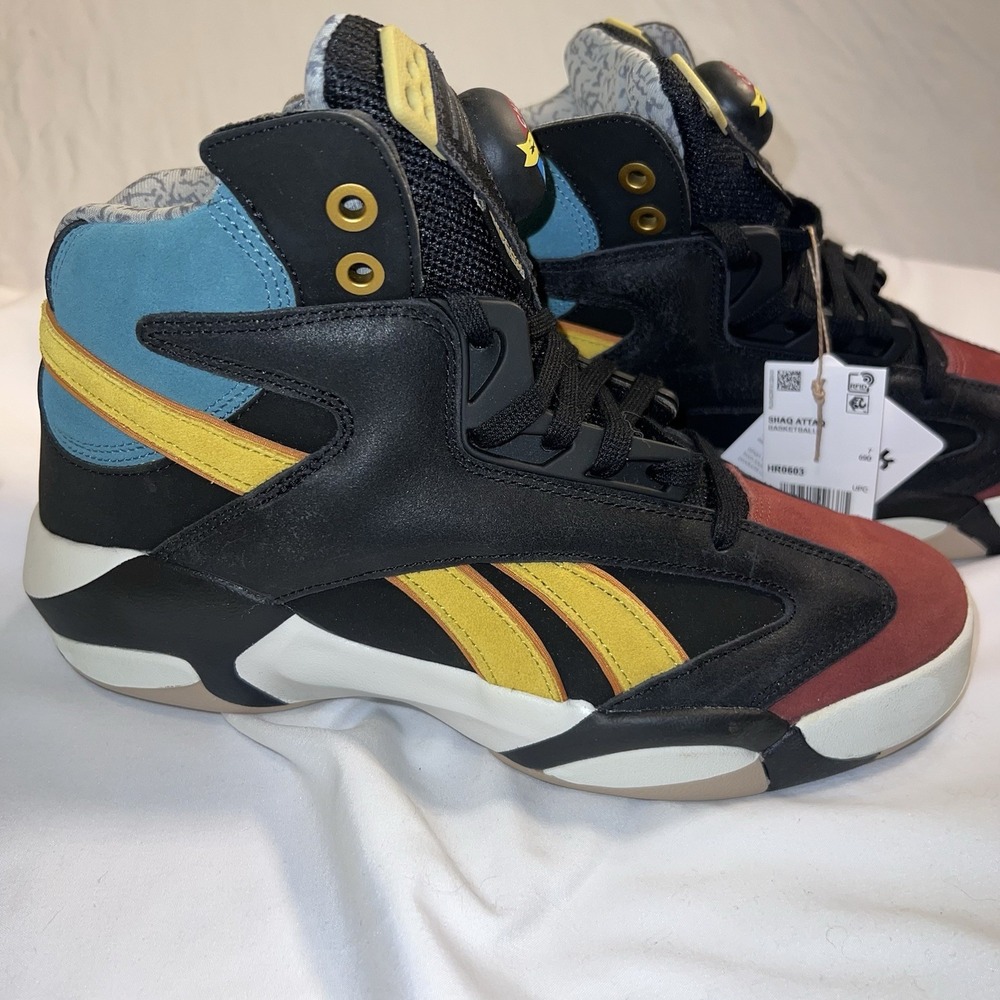 Reebox Men's Shaq Attack Street Fighter Collab Basketball Sneakers Sz 8 - Picture 2 of 6